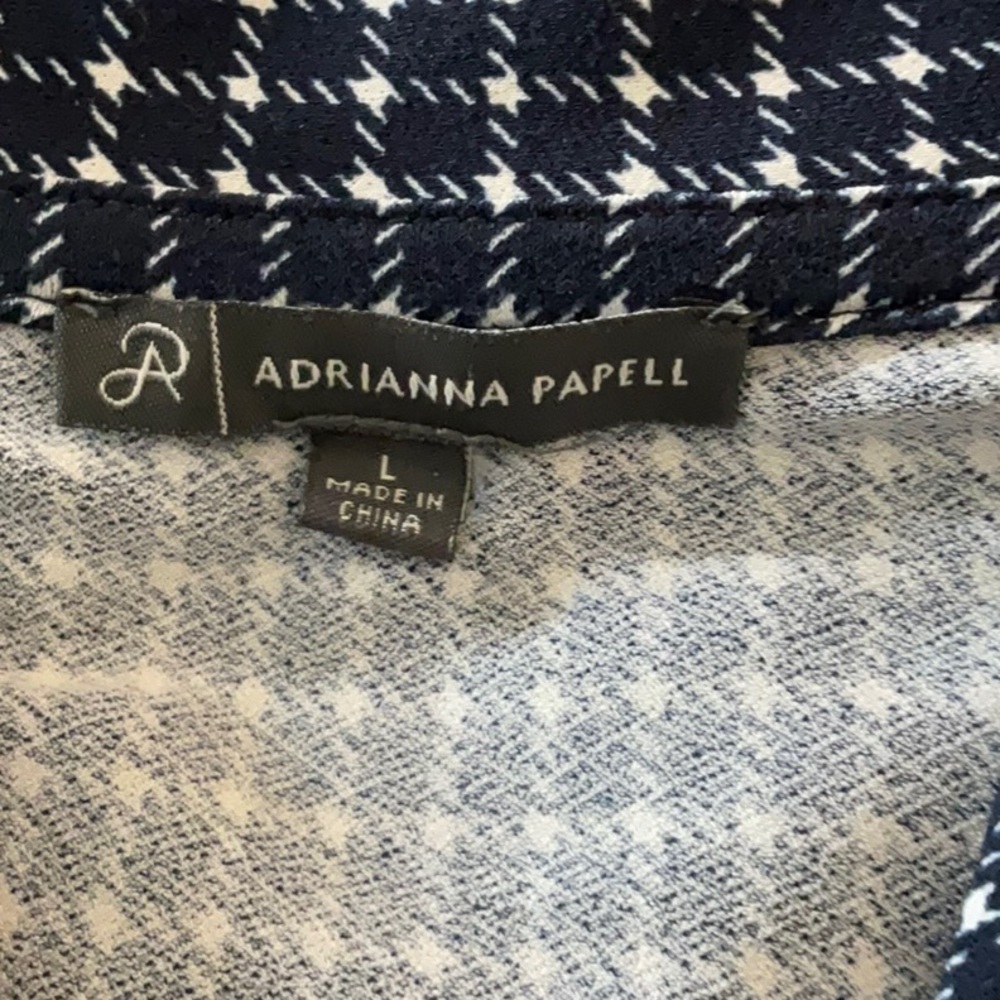 Adrianna Papell houndstooth top - Picture 6 of 6